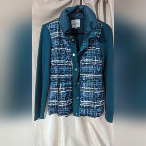 Vintage Womens Puffer/Knit Jacket  Sz Medium